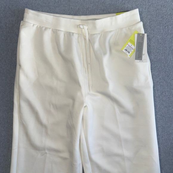 All In Motion Airy Sleek Wide Leg Pant Athleisure Large Cream High Rise - Picture 3 of 13